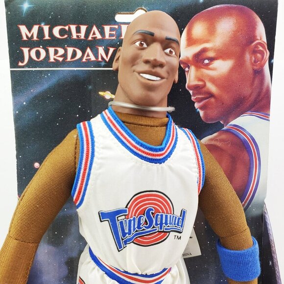 Space Jam Michael Jordan Plush Doll Figure Vintage 1996 Play-by-Play 90s NIP - Picture 4 of 11